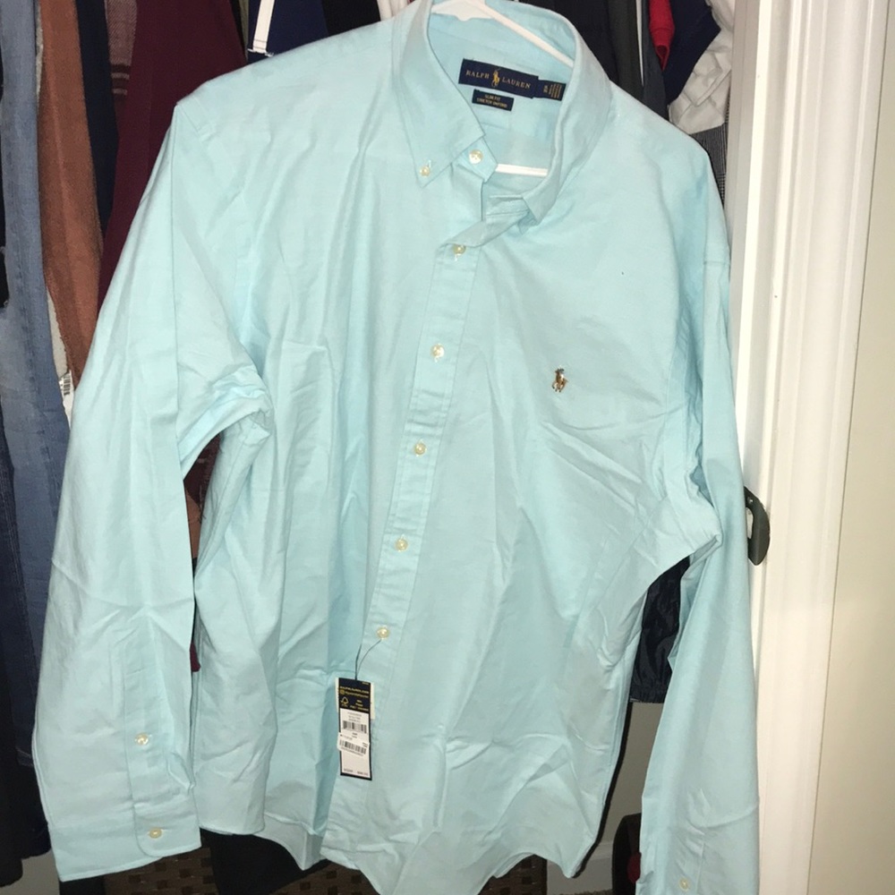 men’s polo button down